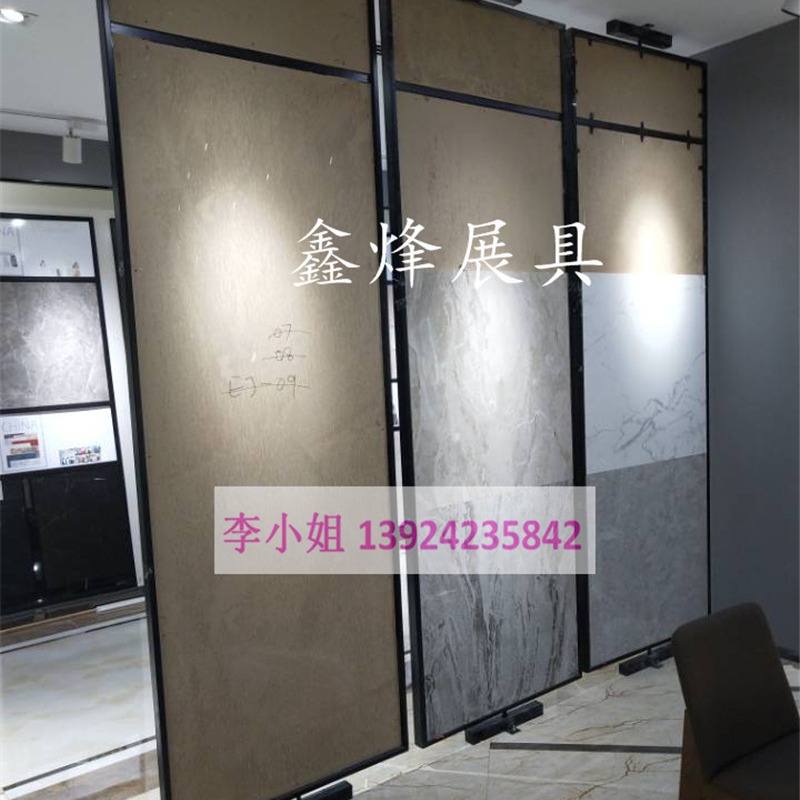 厂家订瓷砖展示架 地板展示架 木地板展架 600 800屏风360旋转架