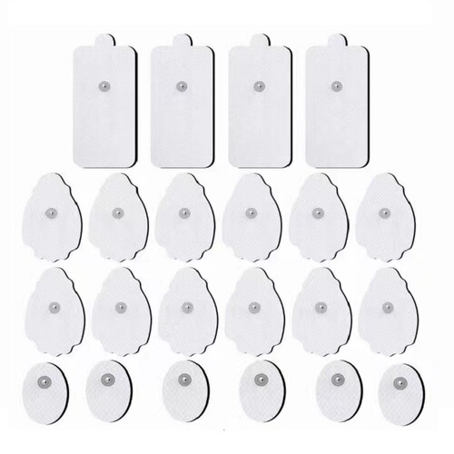 Massage patch, physiotherapy electrode patch, self-adhesive and adhesive electrode patch, non-woven button-type three-piece set, small palm electrode patch