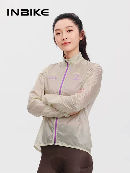 Inbike Cycling Windbreaker Windproof Long-Sleeved Women's New Outdoor Autumn and Winter Lightweight Portable Jacket Breathable Bicycle Style