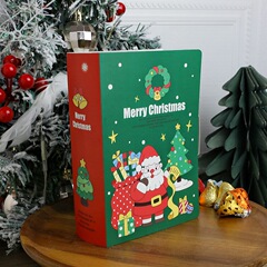 クロスボーダーの新しいクリスマスの物語の本のギフトボックスのアイデアのチョコレートのキャンディーの小さいビスケットの包装箱の洋菓子箱