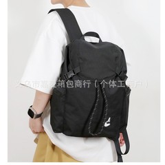 跨境NK书包新款简约休闲学生双肩包大容量户外出行背包旅行包潮牌