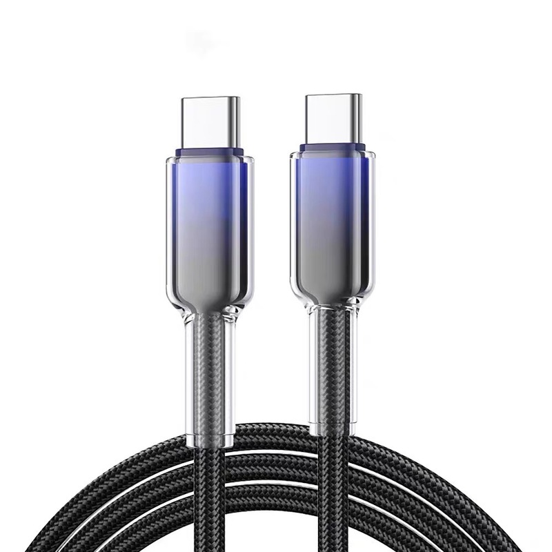 アイスクリスタルグラデーション PD27W 充電ケーブル Apple 1516 Huawei Xiaomi 60W 双頭携帯電話高速充電データケーブルに適しています|undefined