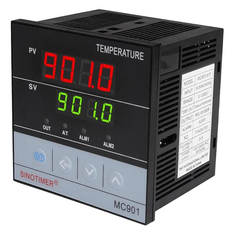 MC 9,01 миллиона может вводить короткий корпус ПИД-Интеллектуальный прибор контроля температуры Отопление Холодильное реле SSR твердотельный выход 220