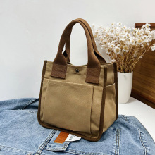 时尚手提布包女式休闲布艺包2022新款小布包女包托特包帆布包女包