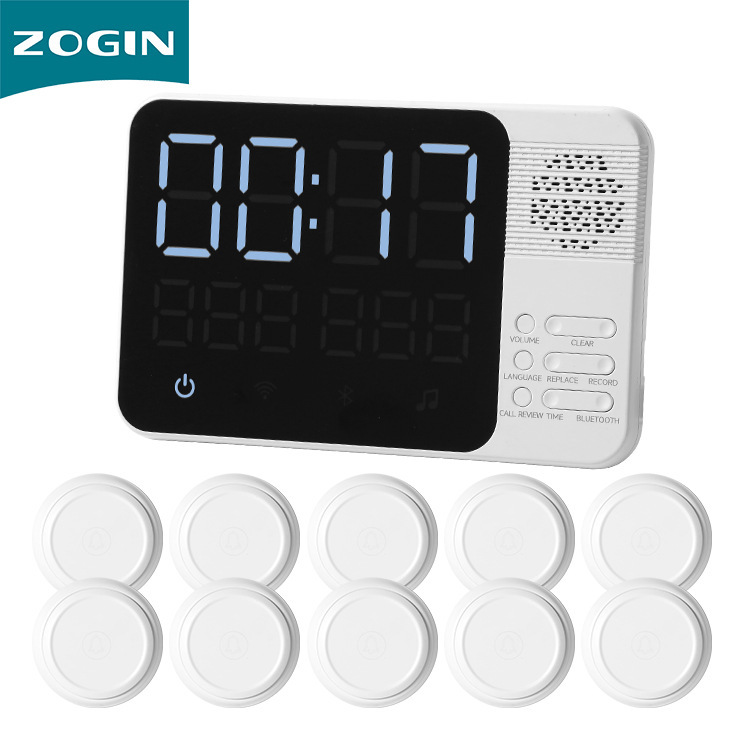 Zogin Mini Call System Nursing Station Restaurant Hotel Call Service Internet Cafe Wireless Pager