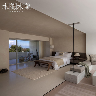 High-end B&b Hotel Furniture Sample House Suite Complete Set of Furniture Engineering Business Club Fixed Furniture