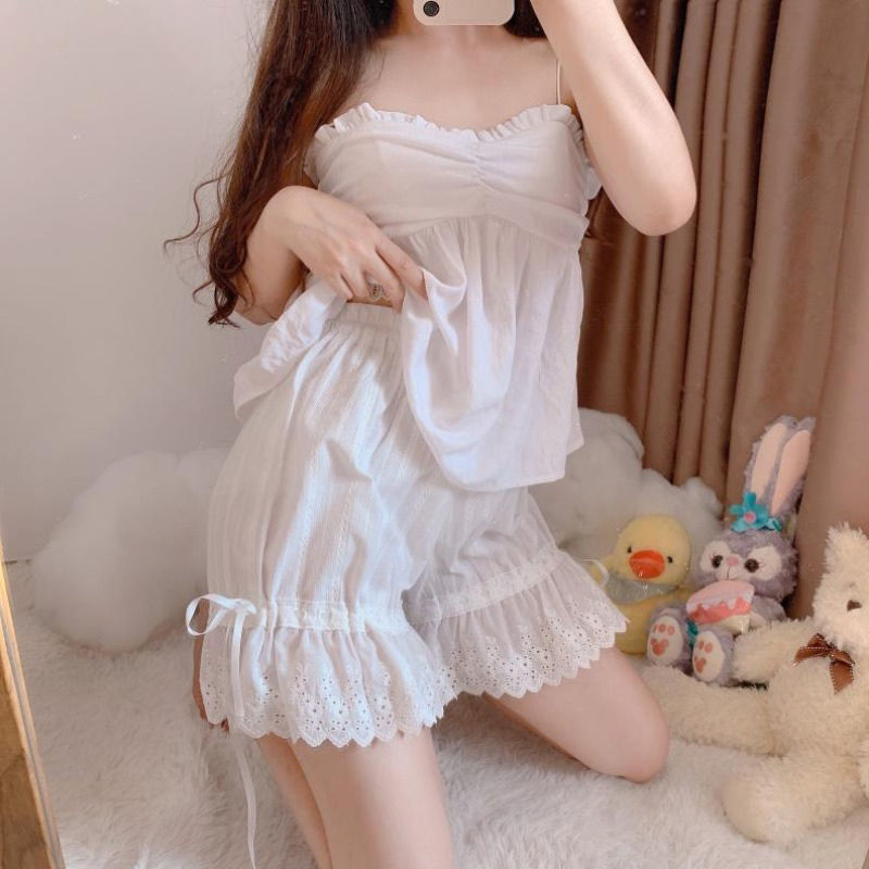 纯棉日系安全裤女宽松夏季新款配jk裙内衬甜美防走光打底短裤子