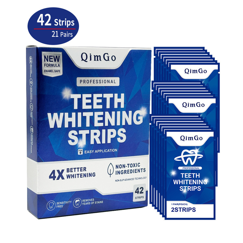 TK亚马逊爆款牙贴TeethWhiteningStrips跨境专供源头工厂美白干贴|undefined