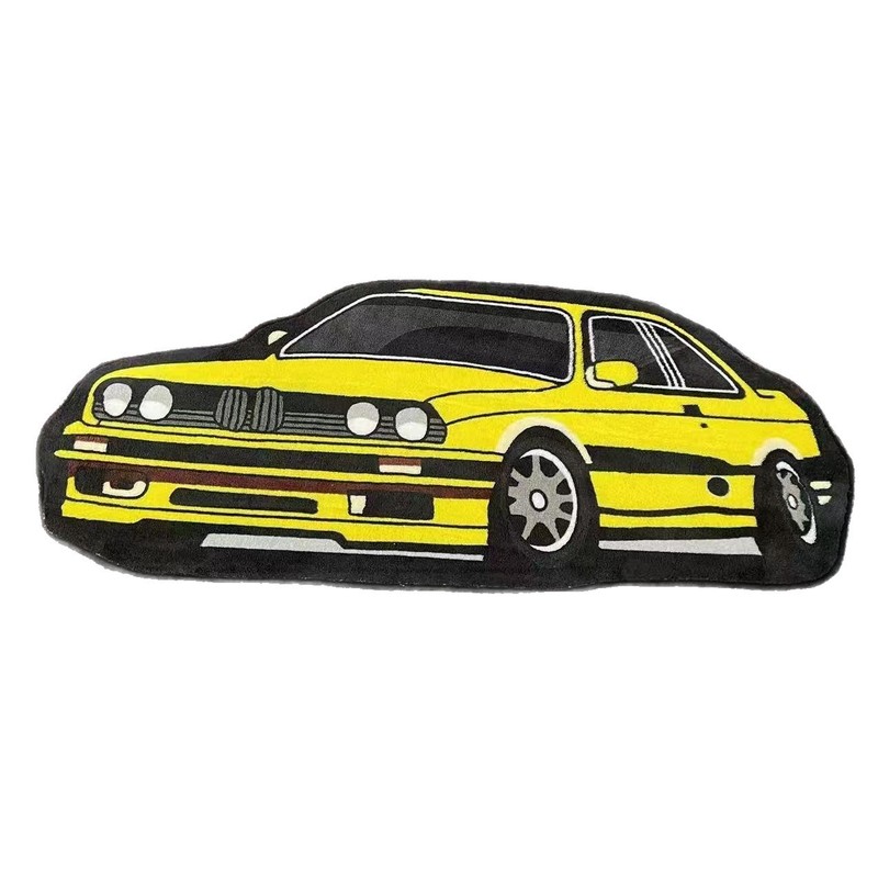トレンディな新しい車のフロアマット模造カシミア滑り止めと汚れにくい漫画の個性クリエイティブ e スポーツ寝室リビングルームのフロアマット|undefined
