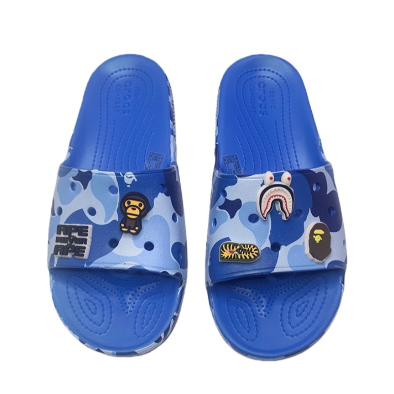 Croos moda camuflaje slippery holes beep holes parejas anti-deslizante sandy sandy casual zapatillas de playa un pedazo image 5