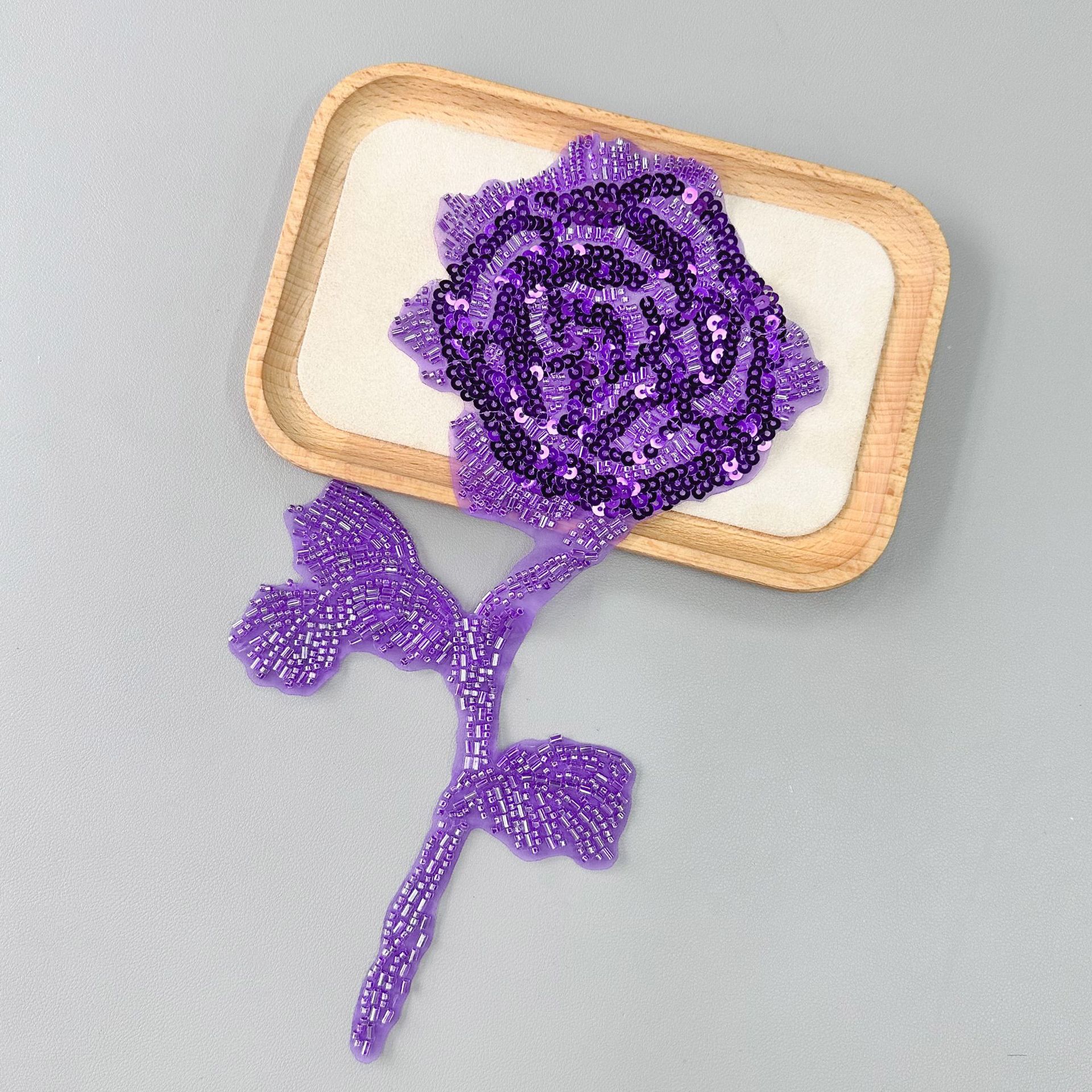 Nuevo transfronterizo tridimensional esquinilla cuentas clavos cuentas tela de encaje pegatinas flores ropa camisa de camisa decoración image 8