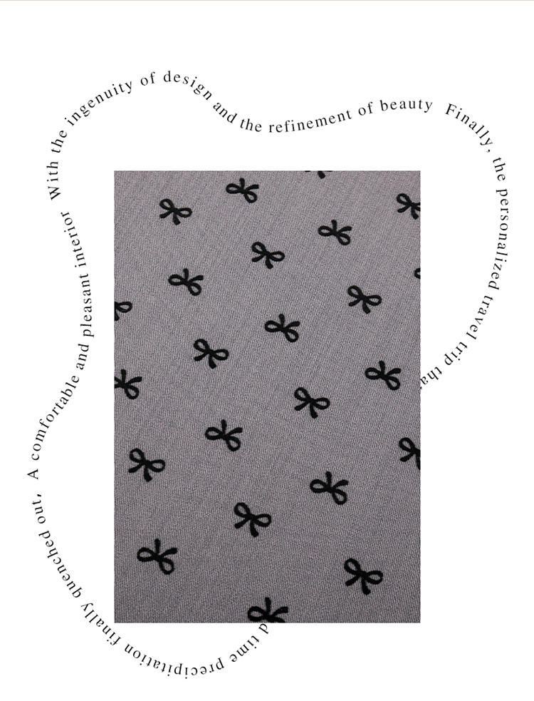 Car Seat Cushion, Universal for All Seasons, Half-Pack Seat Cover, Bow, Small Fragrance Goddess Style, Rear Three-Piece Car Seat Cushion