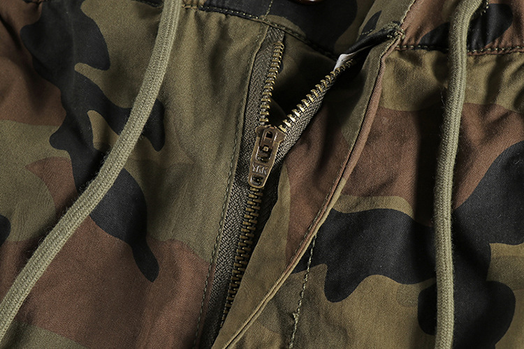 Vintage Wash Camouflage Cargo Shorts 9