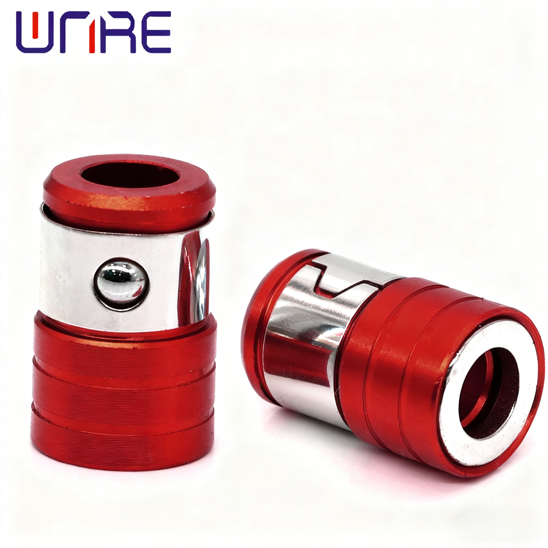 Red - Horizontal Striped Powerful Magnetic Circle Take a photo