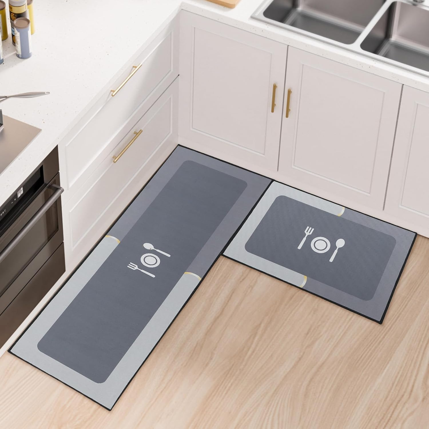 Alfombrilla suave de barro de diatomeas, alfombrilla absorbente para el hogar, cocina, alfombrilla moderna simple absorbente antideslizante de secado rápido para puerta del baño