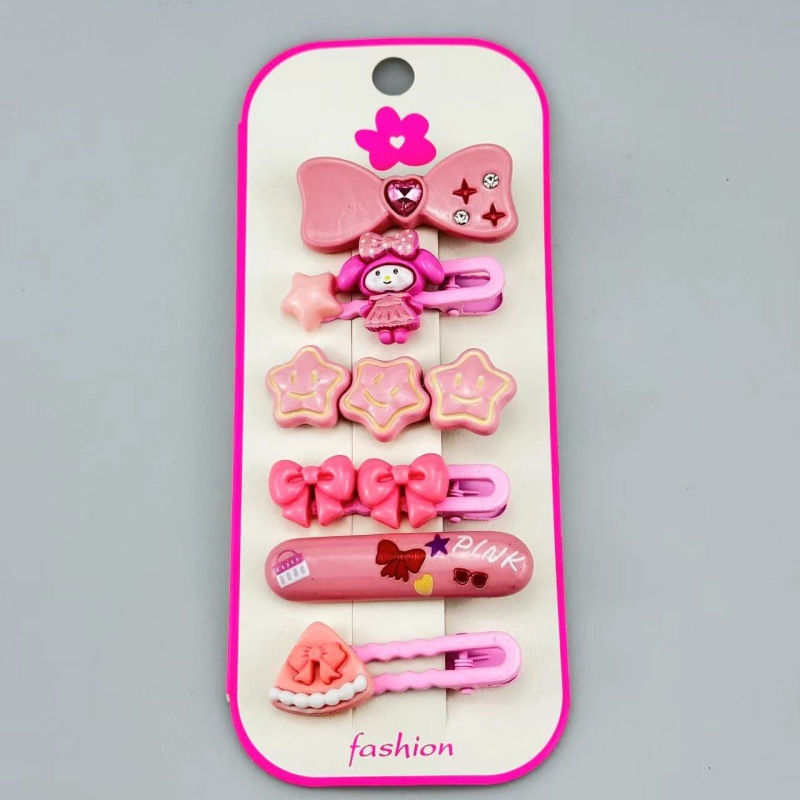 Strawberry Bear Cullomi clip para el cabello de dibujos animados para niños clip para el cabello de color caramelo clip para el cabello de boquilla clip para el cabello lateral clip para el cabello adornamiento