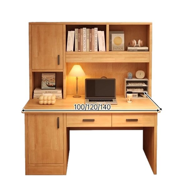 escritorio de escritorio, estante de escritorio integrado, escritorio contra la pared, dormitorio doméstico, escritorio de estudio y escritorio con gabinete, escritorio y silla de computadora de oficina, combinación