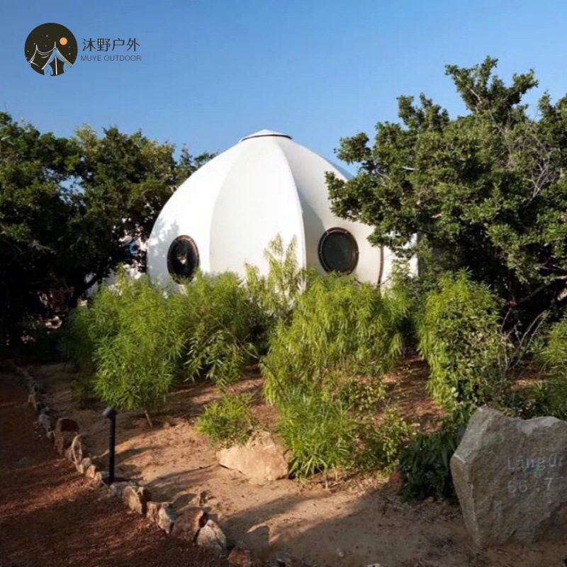 Muye Outdoor Scenic Spot Red Star Sky Tent Wild Luxury Camping Restaurant Tent Camping Hotel