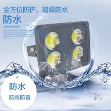 LED投光灯户外防水招牌庭院路灯室外射灯聚光塔吊灯厂房照明路灯