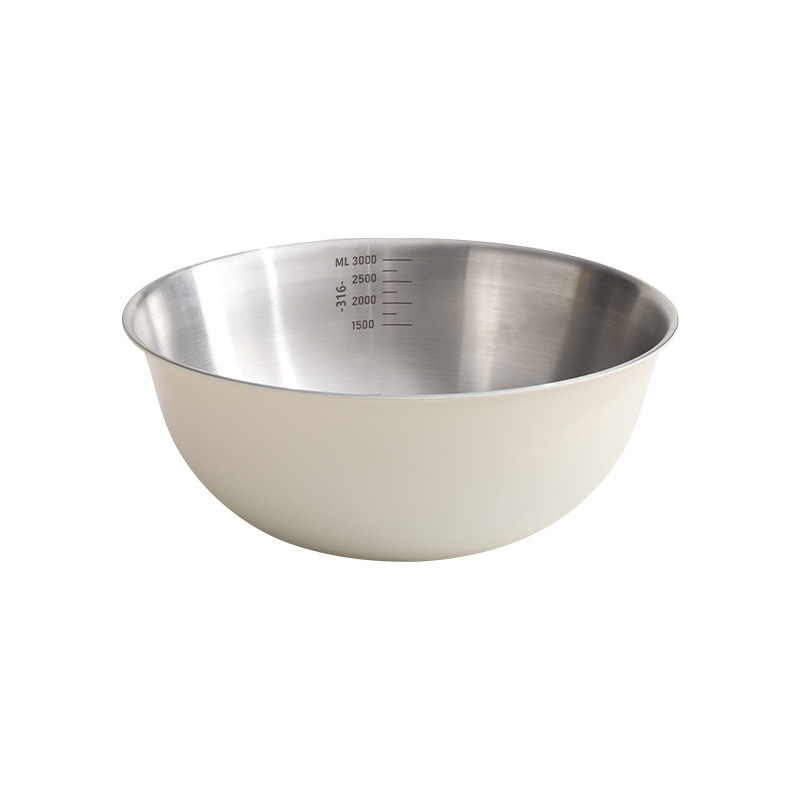 家庭用サラダとビビンバ冷麺ボウル 316 ステンレス鋼ボウル食品グレードのフルーツサラダボウルキッチン調理卵ボウル|undefined
