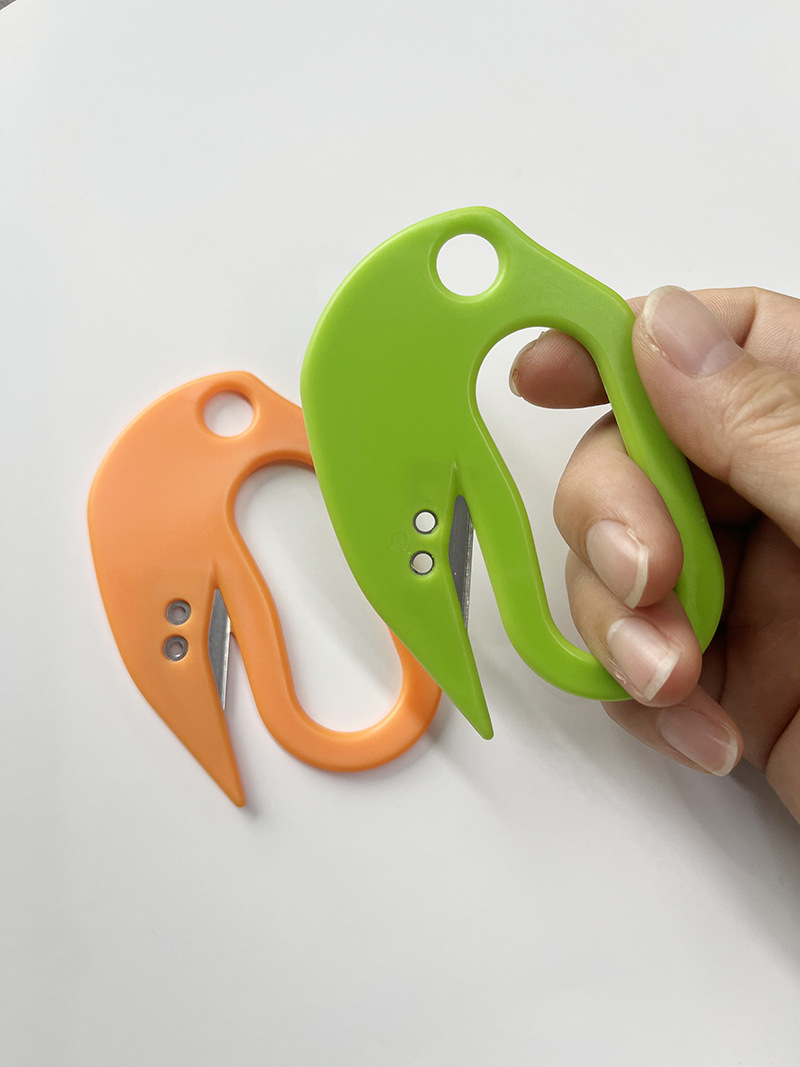 安全刀快递开箱刀回形刀AJD-21858迷你创意小刀便携五金工具刀