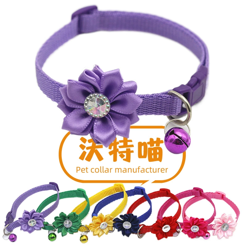 1,0 Колокольчик для домашних животных цветочный ошейник для собак кошачий ошейник производители ювелирных изделий самоуправляемые T