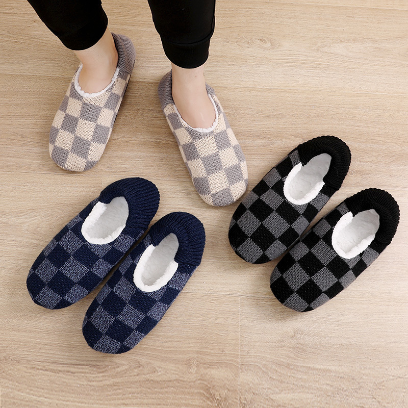 Adult Home Slippers Socks Warm Carpet Snowshoes Socks Autumn and Winter Socks Women Thickened fleece-lined Floor Socks
