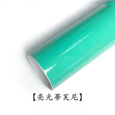Film interior full body Green | Automotive Film - 30150cm-light-tiffany