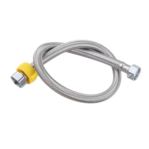 Water inlet hose explosion-proof steel wire pipe faucet hot and cold water pipe water heater water inlet pipe 304 stainless steel high pressure water pipe