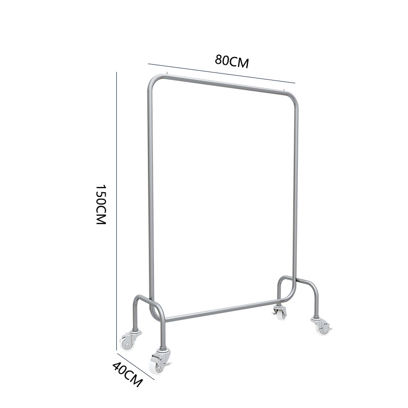 스테인레스 스틸 80*40*150cm "바퀴 포함]