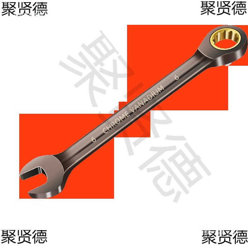 自动梅花棘轮扳手快速套装省开口小快轮工业级加长两用快板棘轮