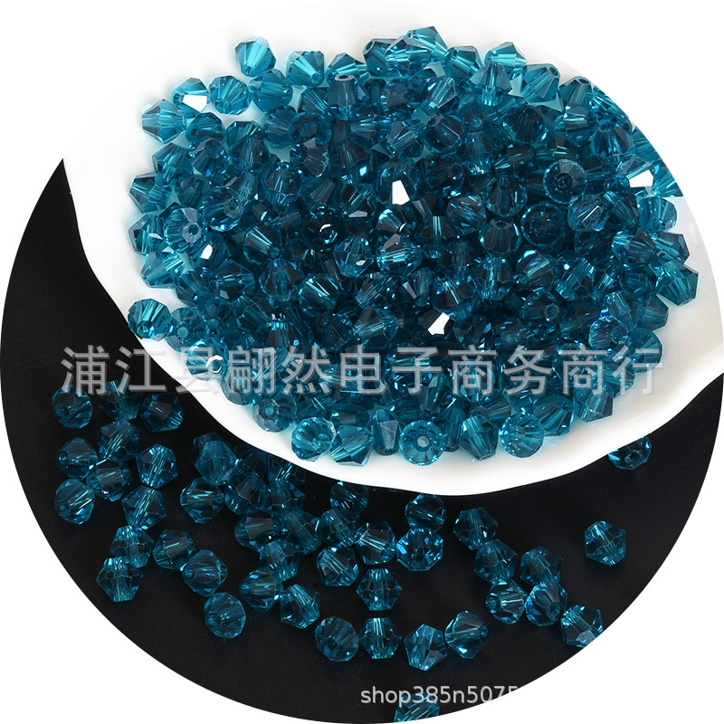 3-8mmAAAA水晶菱形珠精品水晶ガラス珠二頭尖珠DIY珠散珠アクセサリー部品