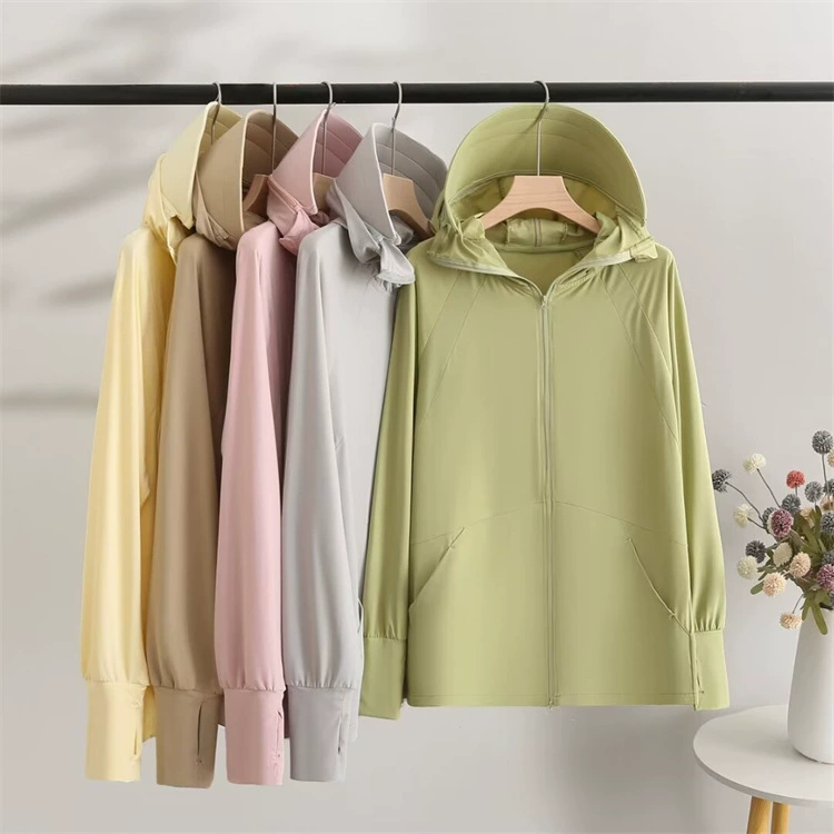 2024 Летняя тонкая женская солнцезащитная одежда большого размера 200 кг толстая сестра повседневная тонкая дышащая куртка 2269 2271