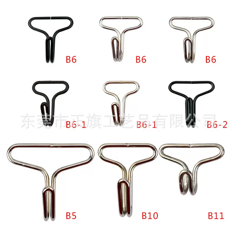 金属织带挂钩 B系列弹力皮筋拉钩汽车座椅铁钩汽车坐垫松紧带钩子