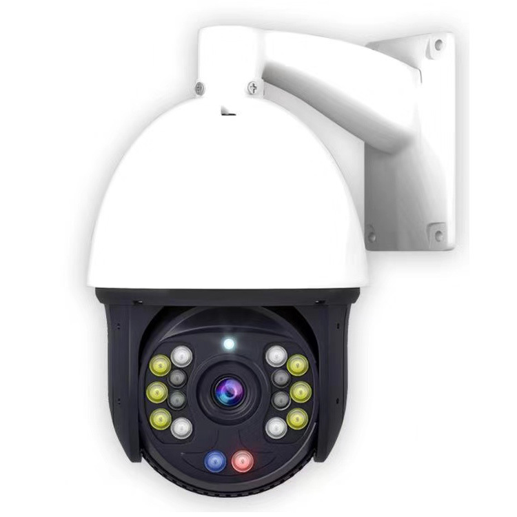 Máquina de pelota inteligente PTZ IP CAMERA AI. Máquina de bola de advertencia de doble luz de seguimiento humanoide