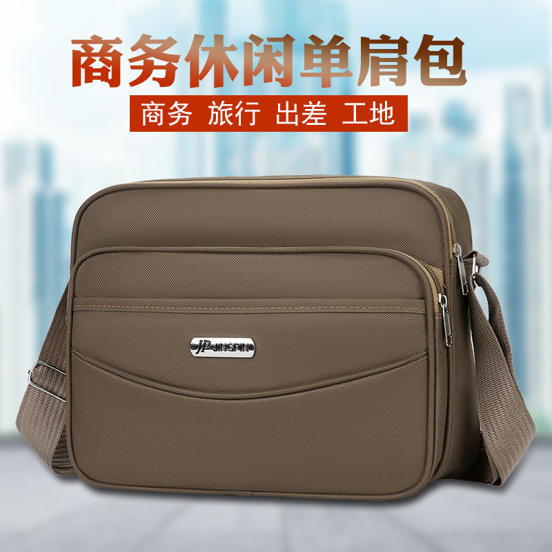 New waterproof wallet business canvas bag selling bag shoulder bag Japanese and Korean men's bag female messenger bag Oxford cloth New waterproof wallet business canvas bag selling bag shoulder bag Japanese and Korean men's bag female messenger bag Oxford cloth