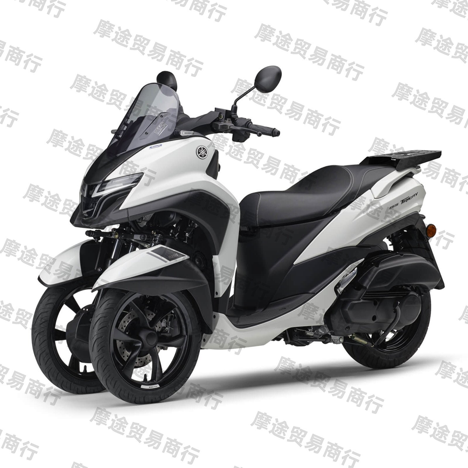 Suitable for Yamaha Tricity modified tail box bracket, carbon steel rear rack with a load capacity of 15KG, motorcycle tail rack