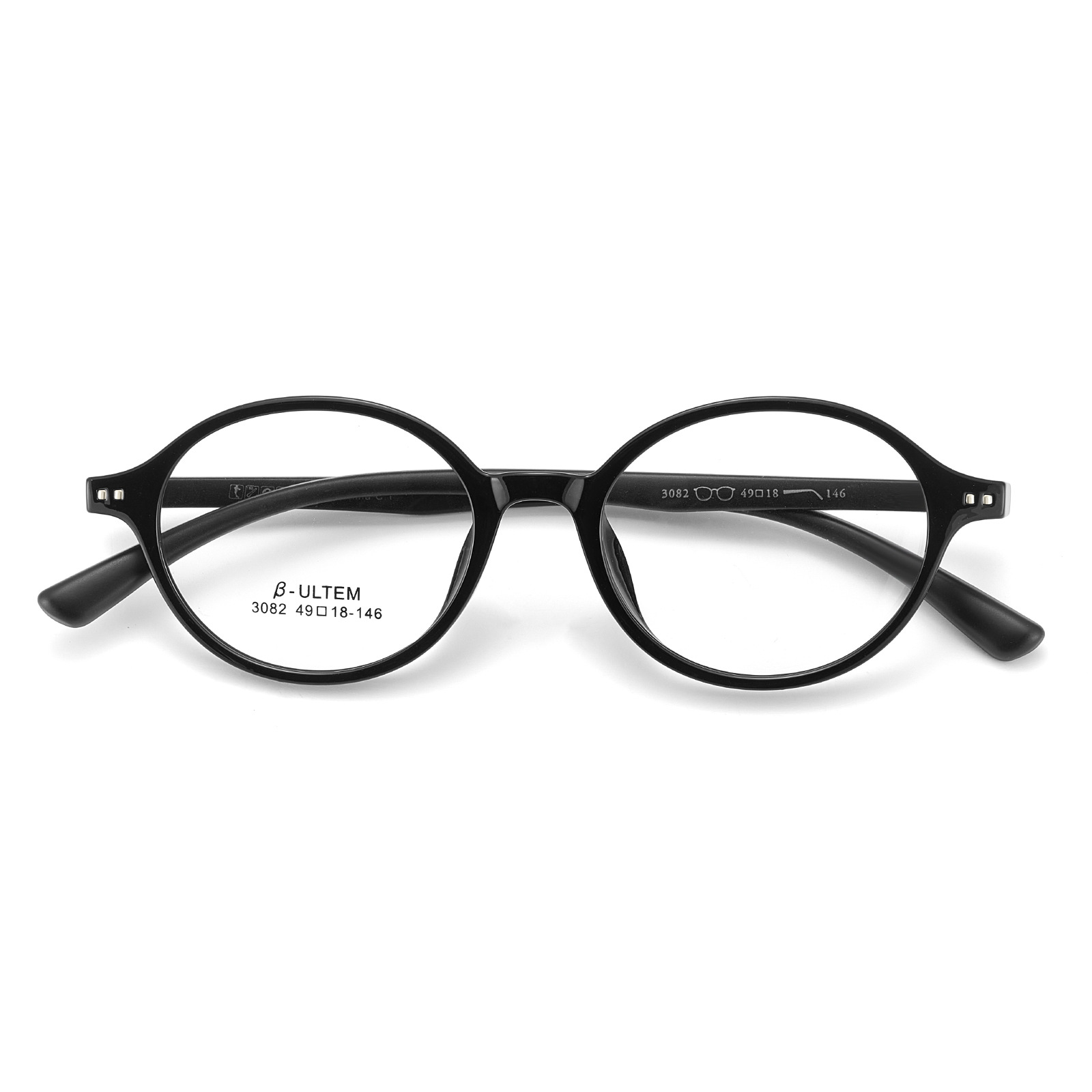Marcos de gafas de aluminio nerd red oval rojo pequeño marco TR90 3.5mm ancho borde puede equiparse con miopía anti-luz azul al por mayor