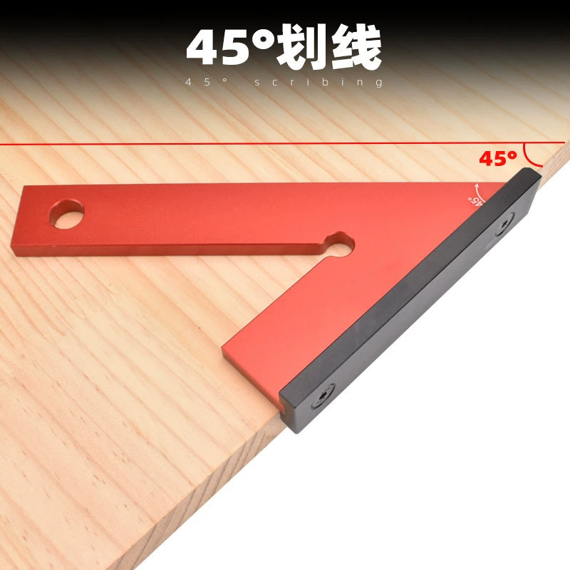 Fengsen инструмент для деревообработки Высокоточный угловой правитель 45 градусов