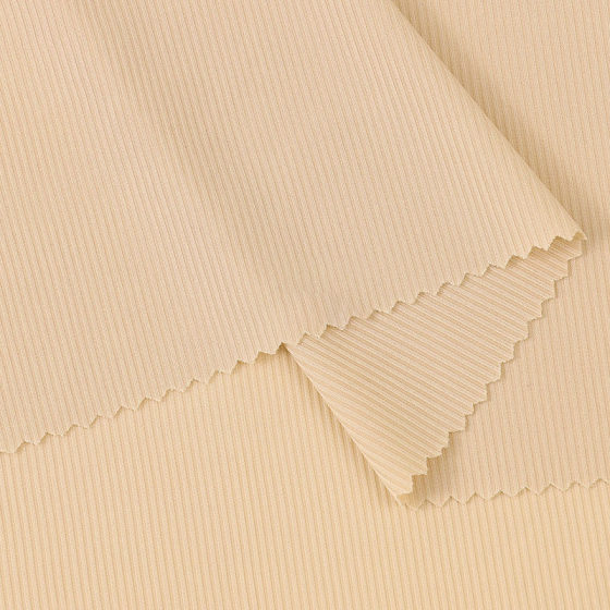 2*2 ice silk rib 180g fabric cold feeling polyester ammonia knitted thread pit spring and summer wide leg pants pants fabric