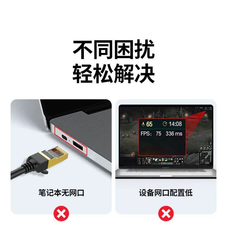 绿联 USB проводной сетевой адаптер к порту RJ45 сетевой кабель адаптер 100М плетёный VPN сетевой кабель