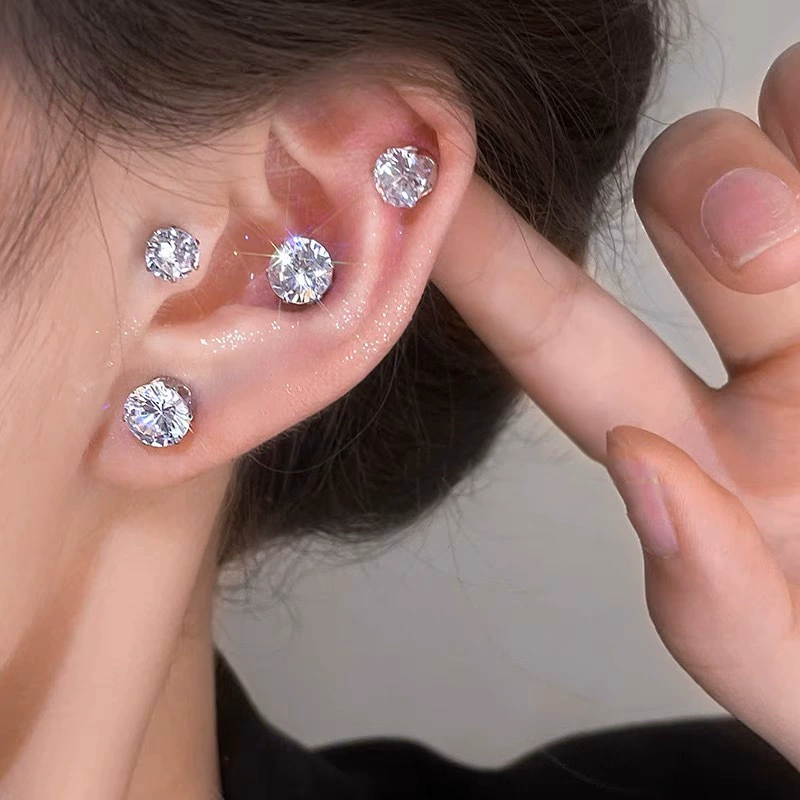 Взрывная вспышка магнитных ушных ушных гвоздей цирконовых ушных гвоздей без ушных отверстий