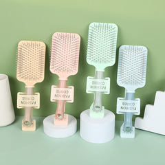Hot selling multi-style square massage comb, scalp massage hair comb, ABS cleaning air cushion comb, fashionable hair smoothing comb
