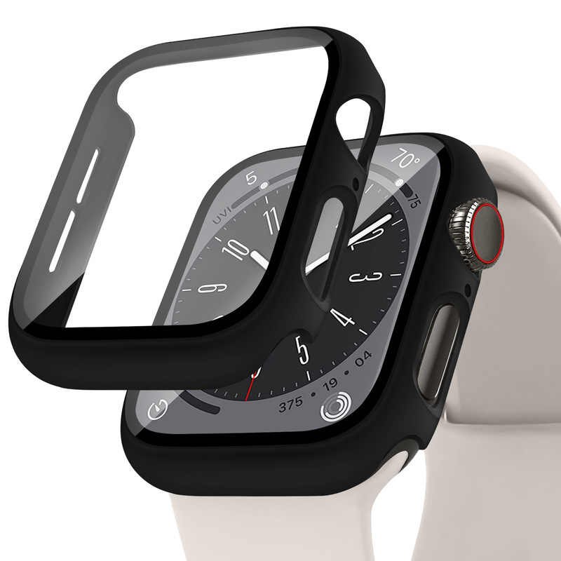 Suitable for Apple S11 Protective Case Iwatch789 All-Inclusive Pc Tempered Film Frosted Protective Case
