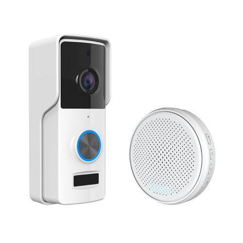 Wireless Doorbell WiFi Home Music Ding Dong Smart Doorbell Monitoring Two-Way Talking Tuya Cross-Border Visual Doorbell