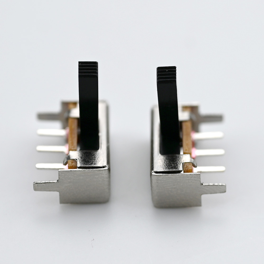SK12F14二档波动开关微型拨动开关贴片插件式耐高温开关