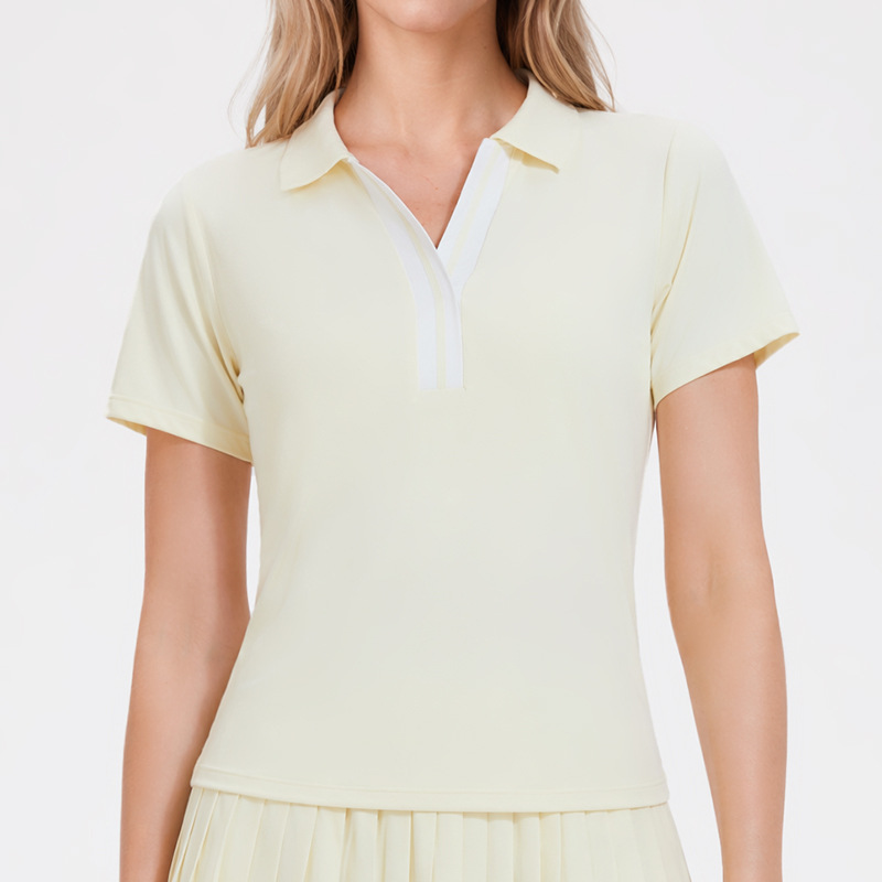 Amazon nuevo juego de tenis de mujer bolsillo anti-fuerte vestido corto de fitness con solapa golf set