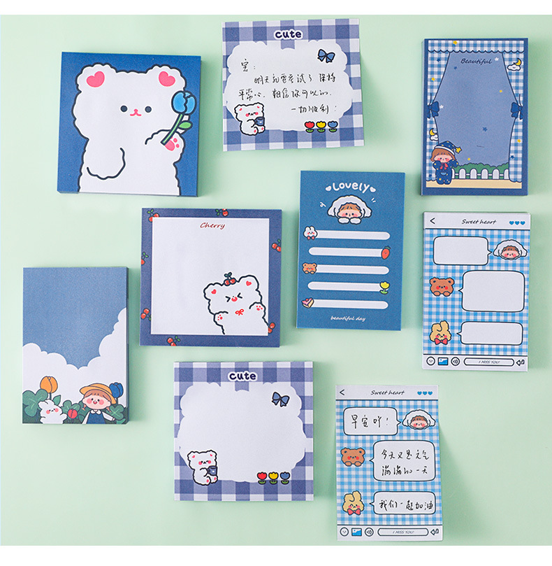 Nihaojewelry Wholesale Cartoon Bear Girl Post-it Note display picture 2