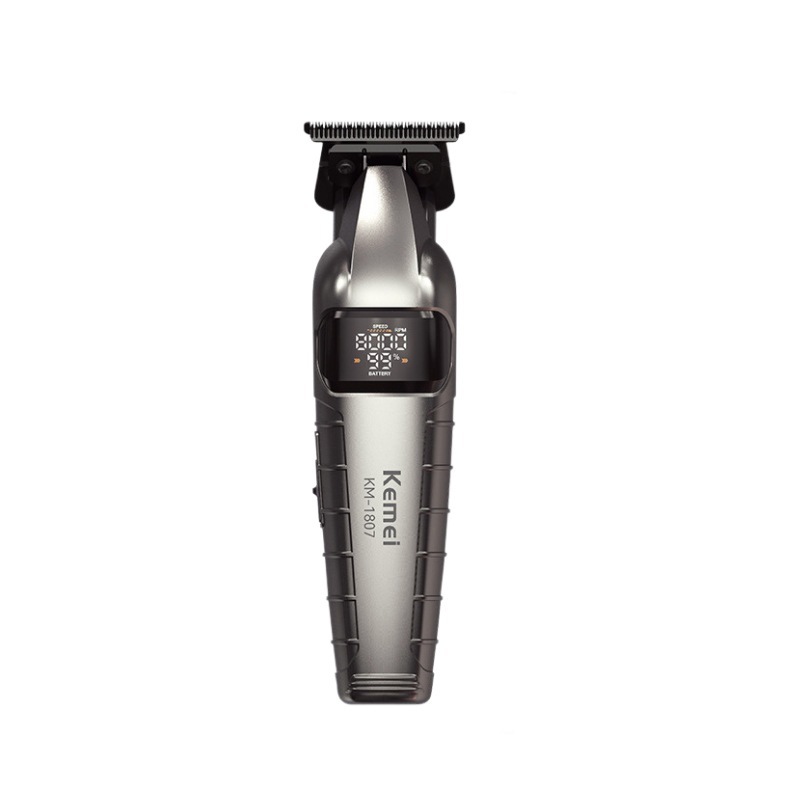 Kemei Kemei 理髪電気バリカン KM-1807 プロフェッショナルデジタルディスプレイオイルヘッド彫刻バリカン家庭用ヘッドシェービングバリカン|undefined
