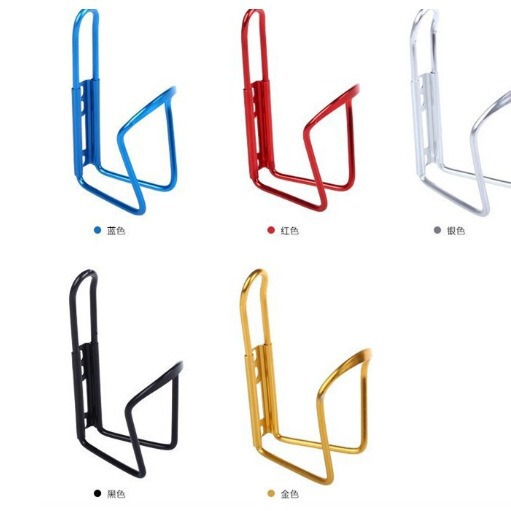 Colorful aluminum alloy bicycle accessories bicycle kettle holder mountain bike kettle holder cup holder multi-color optional Colorful aluminum alloy bicycle accessories bicycle kettle holder mountain bike kettle holder cup holder multi-color optional